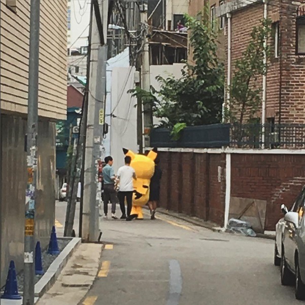서울에 피카츄 떠서 사람들이 합심해서 잡음 | 인스티즈