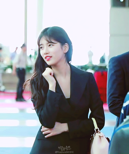 출국하는 수지.gif | 인스티즈