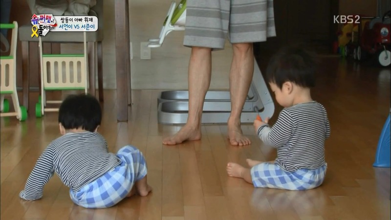 [슈퍼맨이돌아왔다] 작은병 하나때문에 싸우는 서언,서준이 | 인스티즈