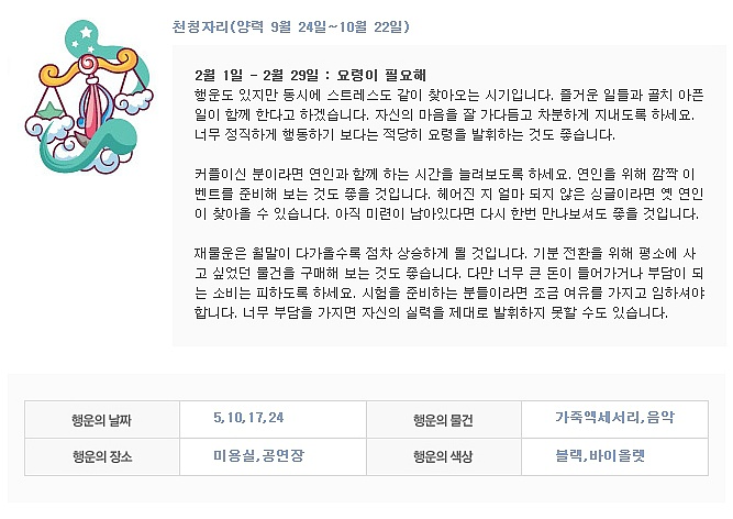 2월 별자리 운세 | 인스티즈