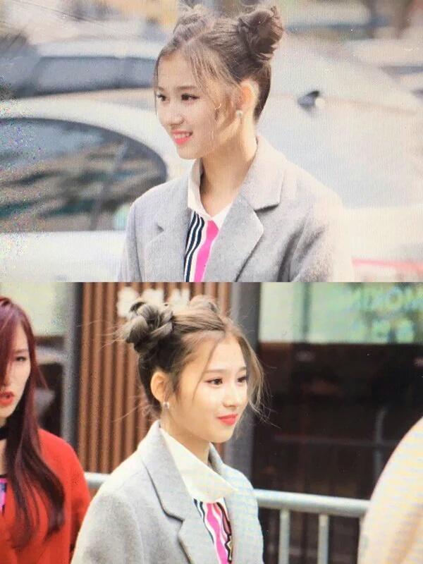 머리 묶는거랑 푼거랑 갭이 큰거같은 여자아이돌 .jpg | 인스티즈
