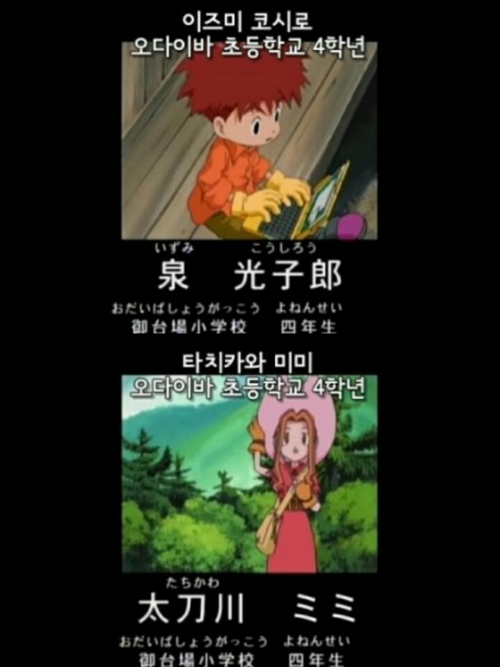 디지몬 어드벤처 1화: 표류? 모험의 섬! (부제: 전설의 시작) | 인스티즈