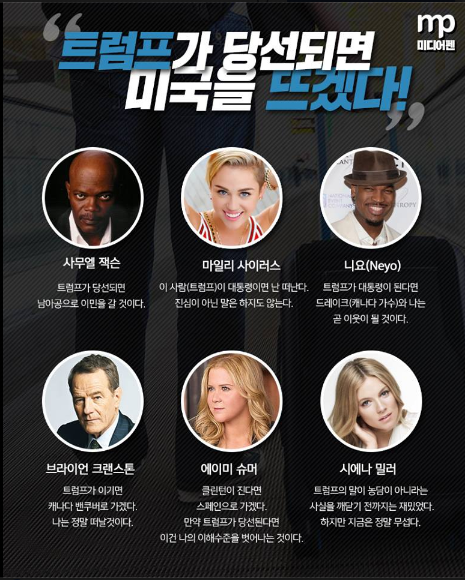 트럼프 당선되면 미국 떠나겠다는 마일리 사일러스 입장발표.news | 인스티즈