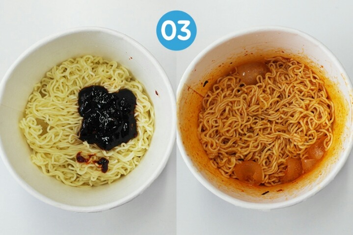 돼지보스 테스트 - 볶음&비빔 컵라면 편 | 인스티즈