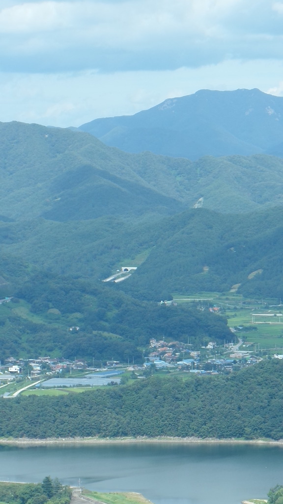 전주 모악산에서 본 웅장한 전주 만덕산(해발 762m) 풍경 (안구정화) | 인스티즈