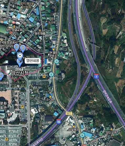 양산주유소 이미지