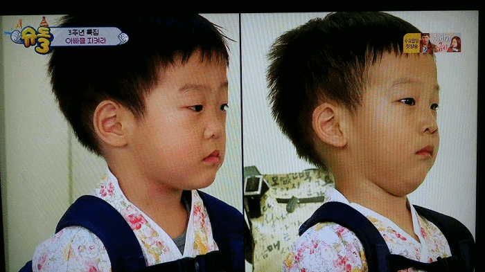 아빠를 위해 인형인척 하는 서언 서준이 | 인스티즈
