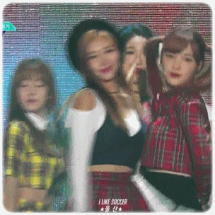 [데이터주의] 160930 뮤뱅 라붐 - 상상더하기 & 푱푱.gif | 인스티즈