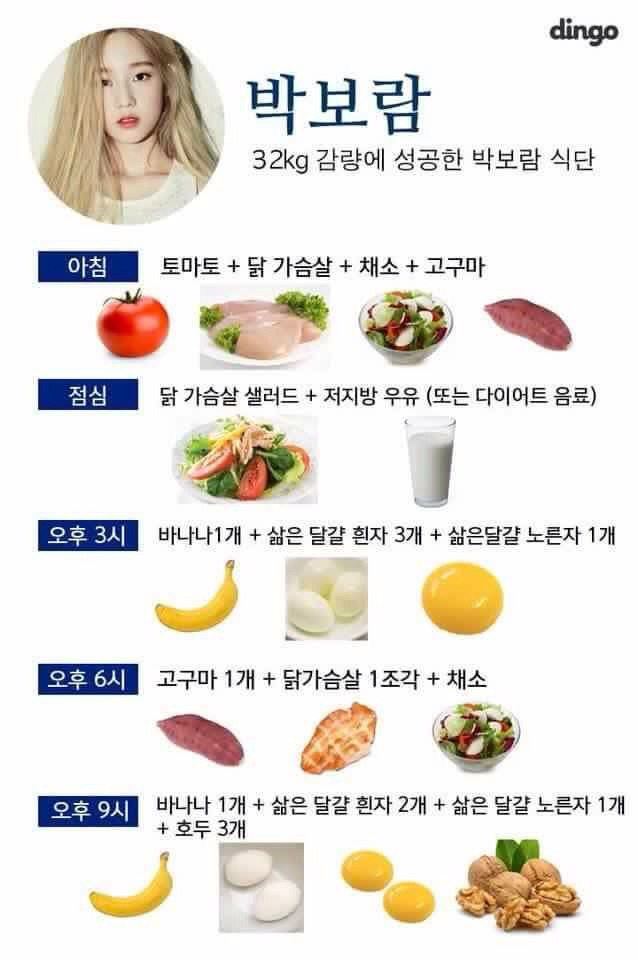 연예인들의 다이어트 식단 | 인스티즈
