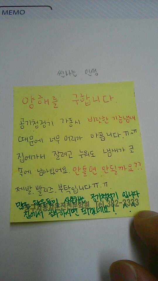 양해를 구한다는 한 여자.jpg | 인스티즈