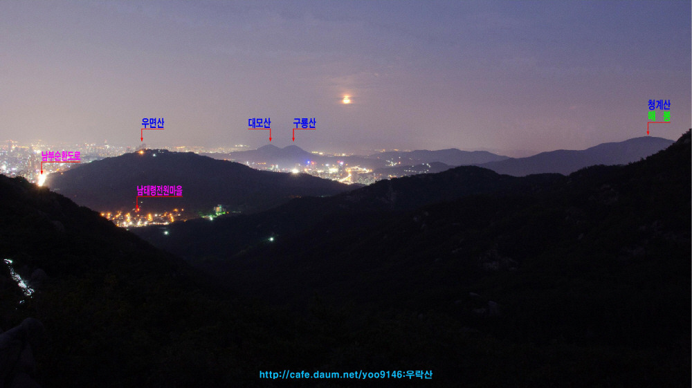능선 조망점 이미지