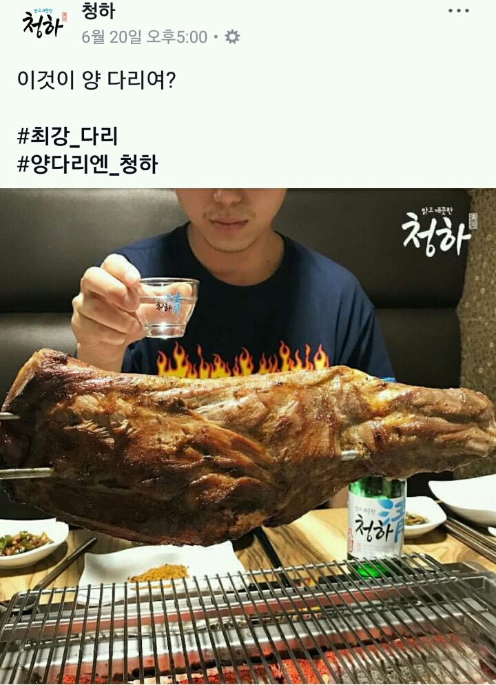드립에 힘을 쏟는 청하 페북 홍보 페이지 | 인스티즈