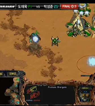 [스타1] 프로토스를 가장 잘 잡는 저그의 결승전 승부수.gif | 인스티즈