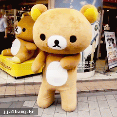 일본의 귀여운 인형 알바.gif | 인스티즈