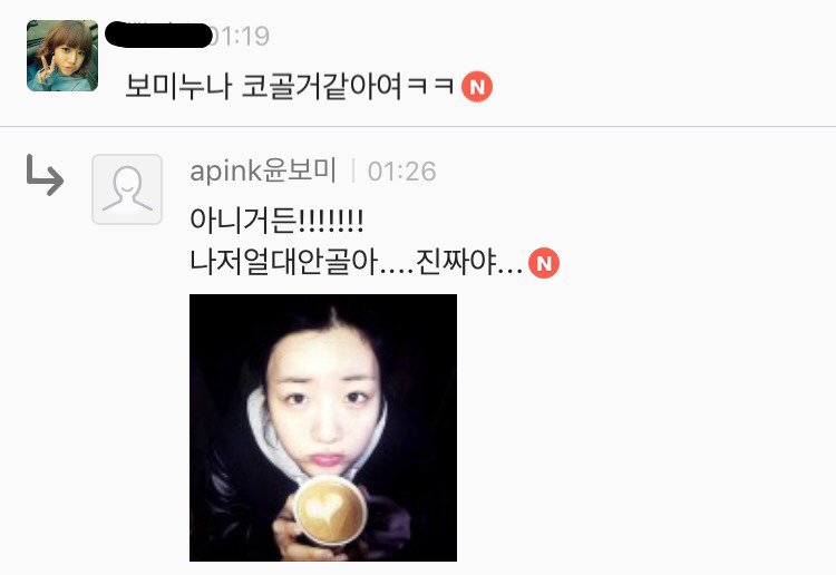 [에이핑크] 오늘자 팬카페 열활중인 보미랑 초롱이 | 인스티즈