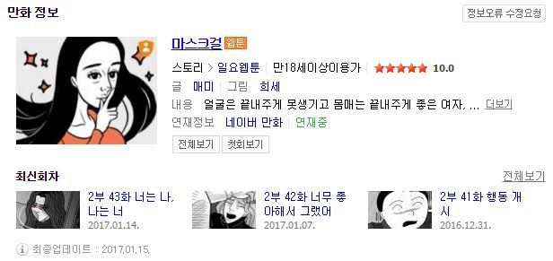 네이버 외모지상주의 소재 3대 웹툰.jpg | 인스티즈