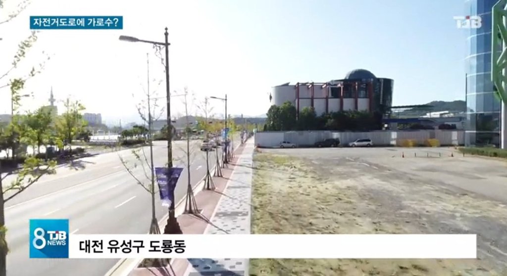 대전의 기형적인 자전거 도로 | 인스티즈
