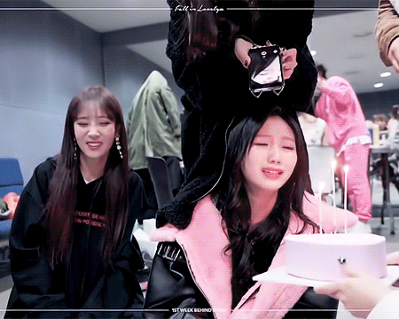 매년 생일몰카 당하고 있는 러블리즈 빵떡이.gif | 인스티즈