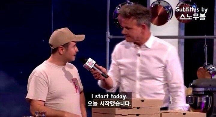 고든 램지쇼에 출연한 피자배달원 | 인스티즈
