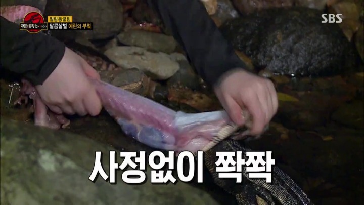 [정글의법칙] 도마뱀 가죽 벗기는 여자 아이돌 | 인스티즈