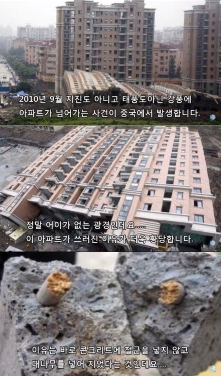 중국 아파트가 쓰러진 이유.jpg | 인스티즈