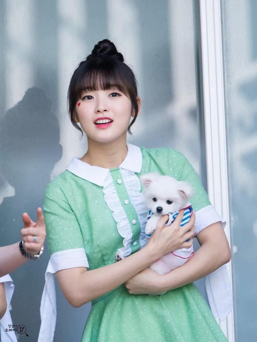 견주의 위엄을 보여주는 오마이걸 아린.gif | 인스티즈